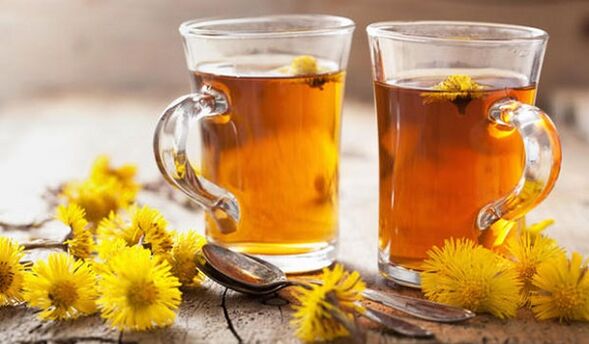 Dandelion tea barizeak tratatzeko